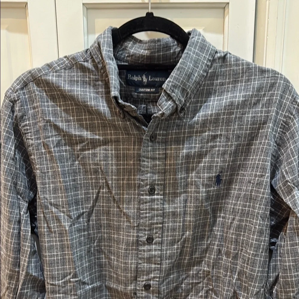 Polo Ralph Lauren Gray Casual Button Down Shirt - Picture 4 of 4